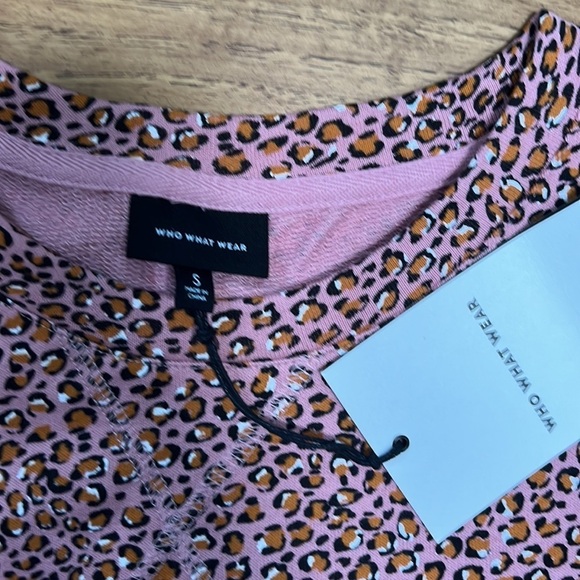 NWT Who What Wear Woman’s Animal Print Top Size S - Picture 2 of 5